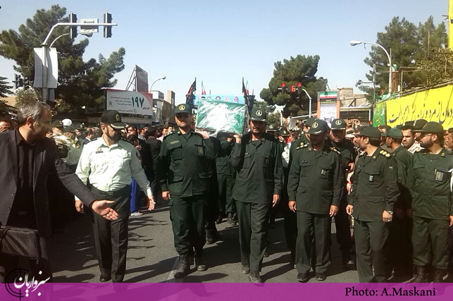 گزارش تصویری: مراسم تشییع «مهاجران الی الله» در سبزوار – بخش اول